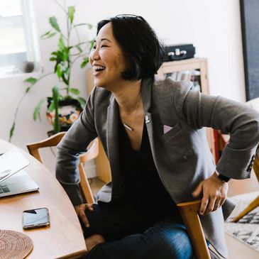 Professional woman at office desk